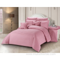 Hotel cotton bed linen and quilt cover set
